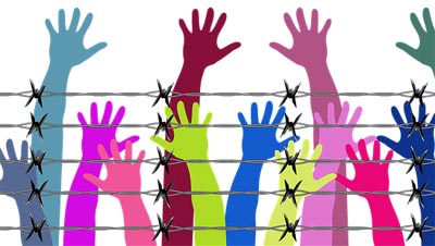 hands reaching human rights